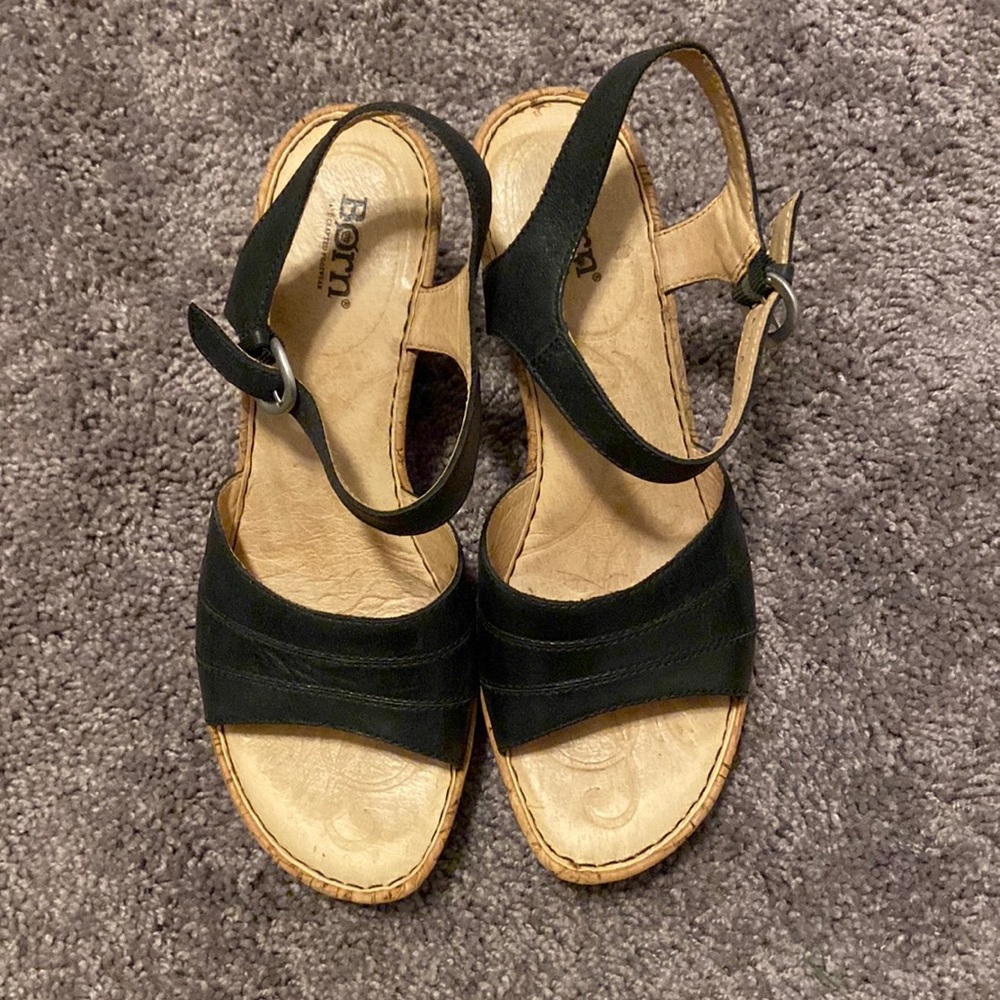 Black Born Wedges